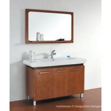 Salle de bains armoire nouvelle mode embossage armoire design salle de bains vanité salle de bains meubles salle de bains miroir armoire (V-14071B)
